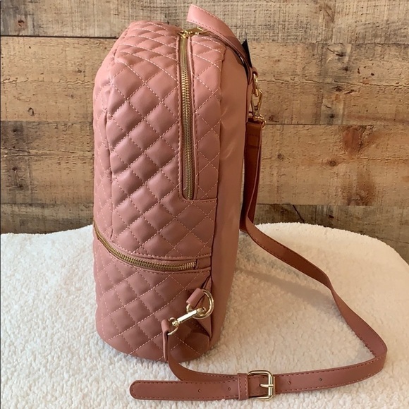 🆕 🌻 Bebe “Danielle” Backpack Blush Color NWT final price drop - Picture 2 of 5